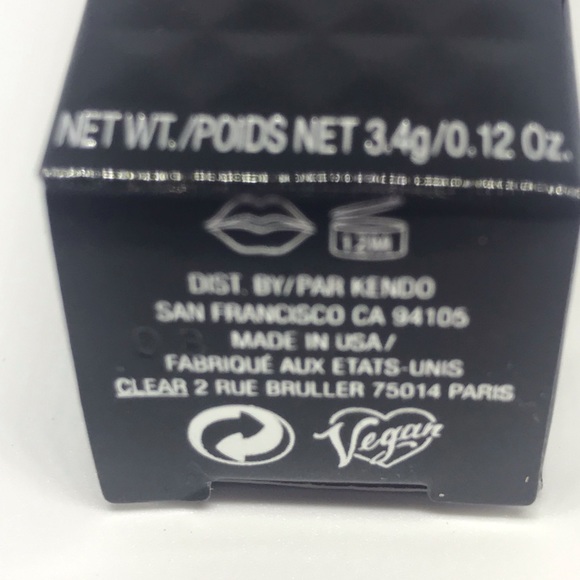 KVD KAT VON D STUDDED KISS CREME LIPSTICK NAHZ FUR ATOO GOTH GOTHIC GLAM NEW BOX - Picture 5 of 9